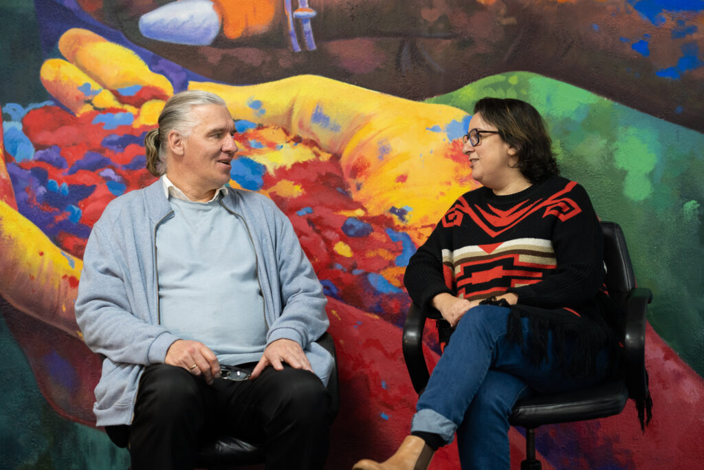 Cultural Infusion's DEI Director, Roman Ruzbacky, & Executive Director, Programs, Veronica Pardo.