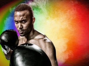 a man with a boxing glove