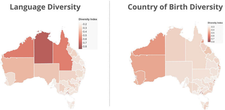 Cultural Diversity in Australia's Urban Areas | Atlas
